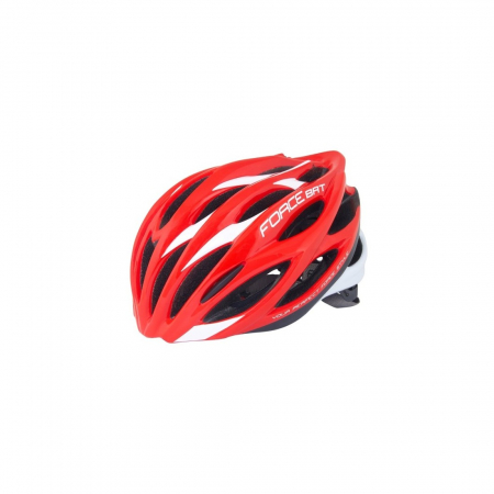 Echipament - Casca Force Bat rosu/alb L-XL (57-61 cm)