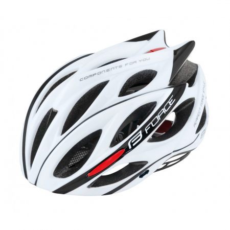 Produse - Casca Force Bull Alb/Negru S-M (54-58 cm)