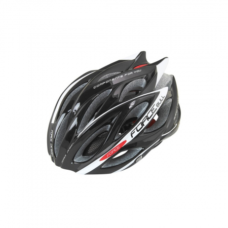 Echipament - Casca Force Bull negru/alb L-XL (58-61 cm)