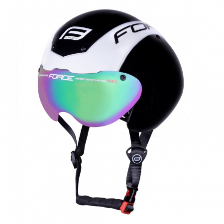 Echipament - Casca Force Globe Air alb/negru L-XL (58-62 cm)