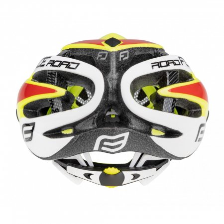 Casca Force Road fluo/alb/rosu S-M (54-58 cm) [3]