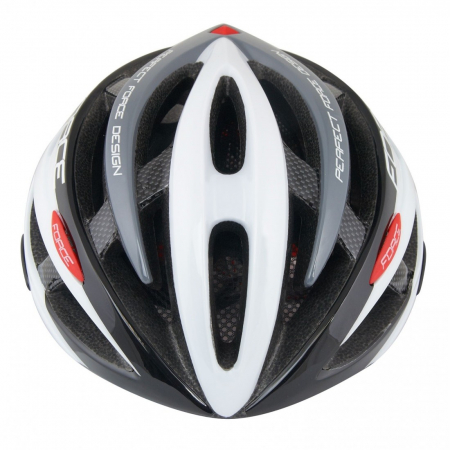Echipament - Casca FORCE ROAD junior negru/alb/gri XS -S (48-54 cm)