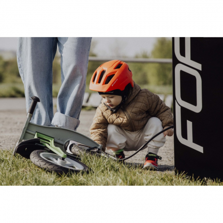 Casca Force Zebu cu lumina orange S-M (51-56 cm) [6]