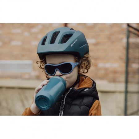 Casca Force Zebu cu lumina teal XS-S (46-52 cm) [6]