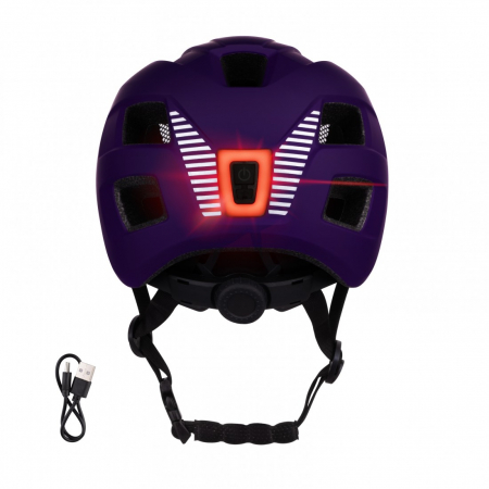 Casca Force Zebu cu lumina violet L-XL (57-61 cm) [1]