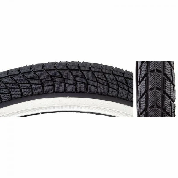 Anvelope & accesorii - CAUCIUC KENDA 20X1.75 K841 BK/WH