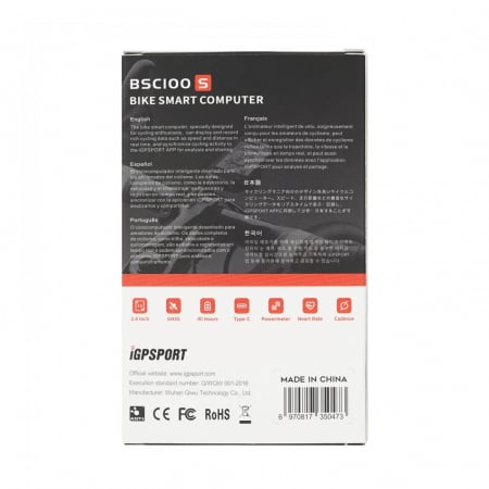 Ciclocomputer GPS iGPSPORT BSC100 [7]