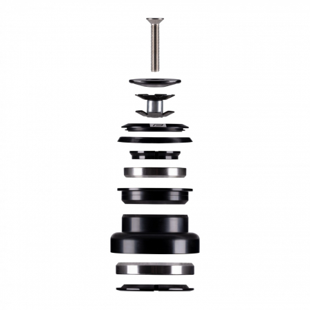 Cuvete Force A-Head 1 1/8 Al Tapered Negre [1]