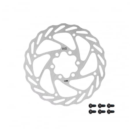 COMPONENTE - Disc Frana Force-4 140mm 6 gauri argintiu