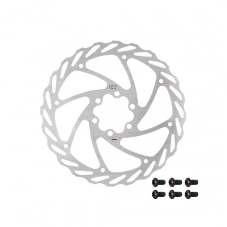 COMPONENTE - Disc Frana Force-4 160mm 6 gauri argintiu