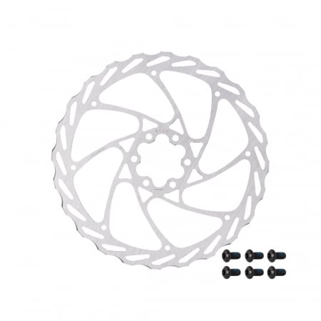 COMPONENTE - Disc Frana Force-4 180mm 6 gauri argintiu