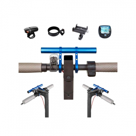 Extensie ghidon trotineta 20cm albastra [1]