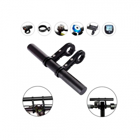 TROTINETE & SKATEBOARDS - Extensie ghidon trotineta 20cm neagra
