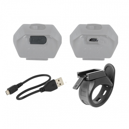Lumini - Far fata Force Bug USB 400Lm Negru
