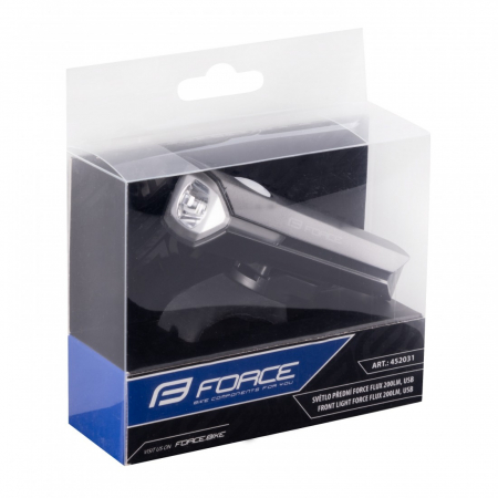 Far fata Force Flux 200 Lumeni USB negru [2]