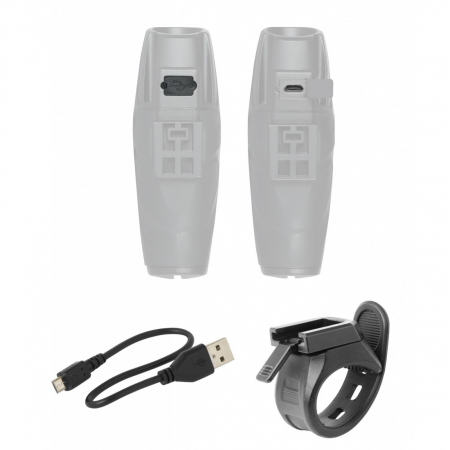 Lumini - Far fata Force Shark USB 700Lm Negru