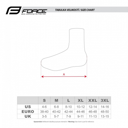 Huse pantofi Force Hot Extreme neopren negre M [4]