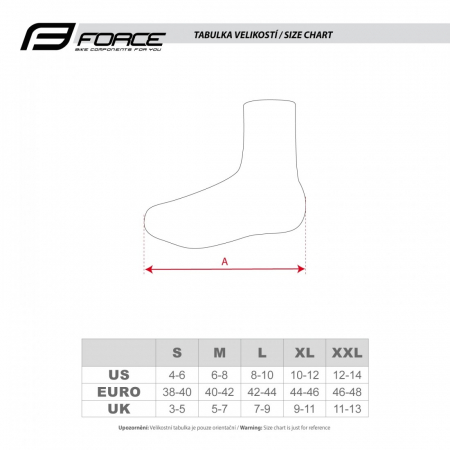 Huse pantofi Force Neopren Negru XL [3]