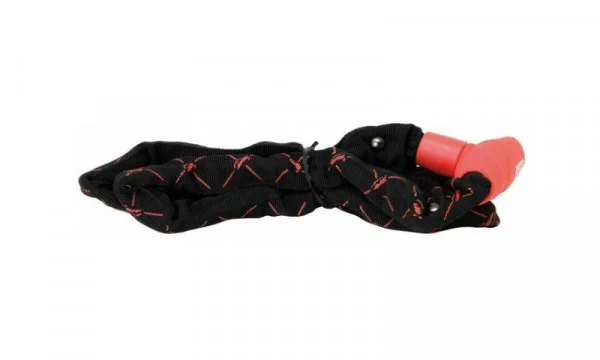 Accesorii - Incuietoare cu lant Contec Neoloc 5mm*100cm - cu cheie Rosu