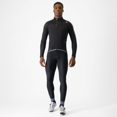 Jacheta de ploaie Castelli Ultra Rain Cape, pentru barbati, negru/argintiu reflex, XXL [2]