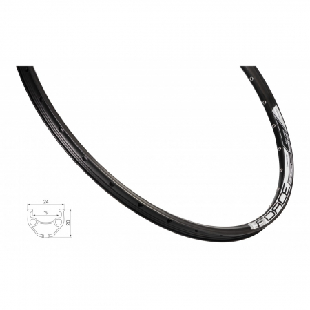 Roti & accesorii - Janta Force Basic Disc 559x18 36h neagra