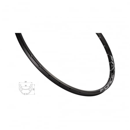 COMPONENTE - Janta Force XC Basic Disc 559x19 36H neagra