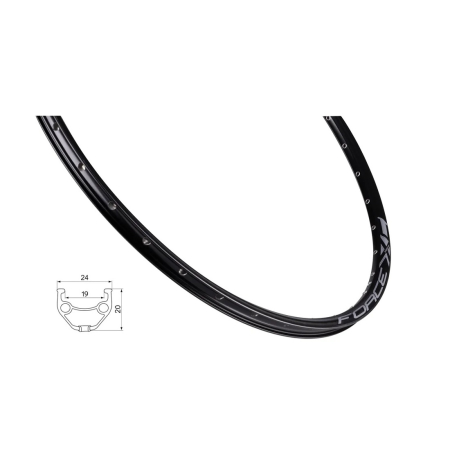 COMPONENTE - Janta Force XC Basic Disc 622x19 36H black