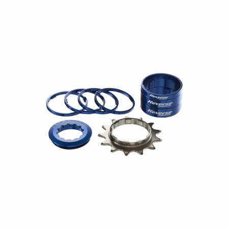 COMPONENTE - Kit single speed Reverse 13T albastru inchis