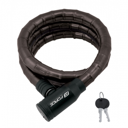 ACCESORII - Lacat Force F Cu Protectie 150cm/18mm Negru