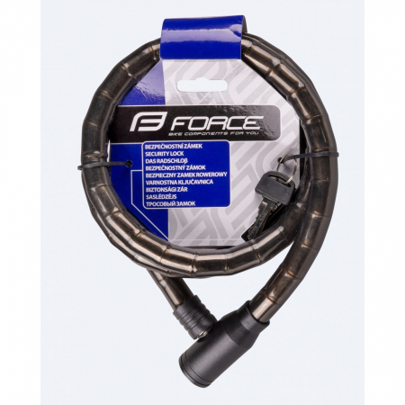Lacat Force F Cu Protectie 150cm/18mm Negru [1]