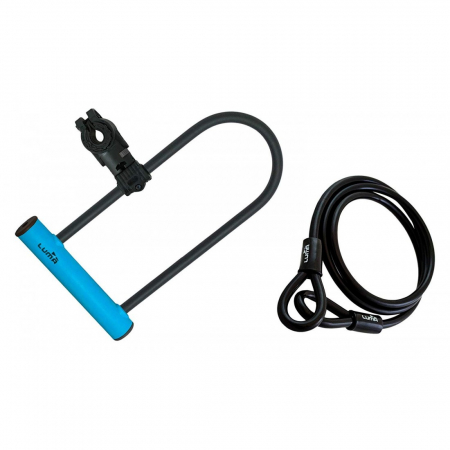 Antifurturi - Lacat Luma Enduro 35 HU 320 albastru cu suport Sopmulti C4 plus bucla