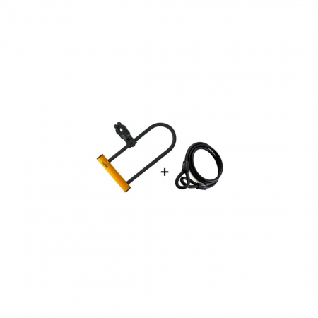 Antifurturi - Lacat Luma Enduro 35 HU 320 portocaliu cu suport Sopmulti C4 plus bucla