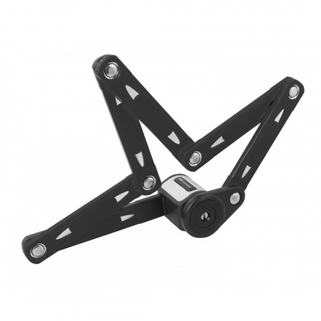 Lacat pliabil Force Fold 80 cm 6 elemente negru cu suport [4]