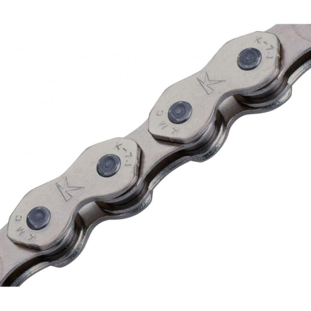 Produse - Lant Bicicleta KMC K1, 1 Viteze, 1/2X3/32 Inch, 100 Zale, Argintiu