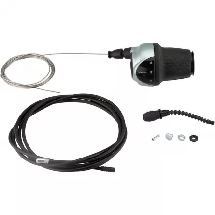 LICHIDARE STOC - MANETA SCHIMBATOR SHIMANO NEXUS SL-C6000-8 DREAPTA 8V REVO ARGINTIU