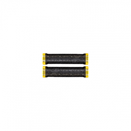 Accesorii - Mansoane Reverse Stamp Lock-On 135/30mm Negru/Galben