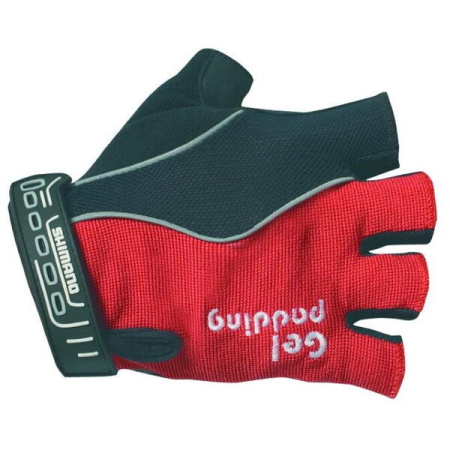 Manusi - Manusi Shimano Performance race gel olympian red/black XL