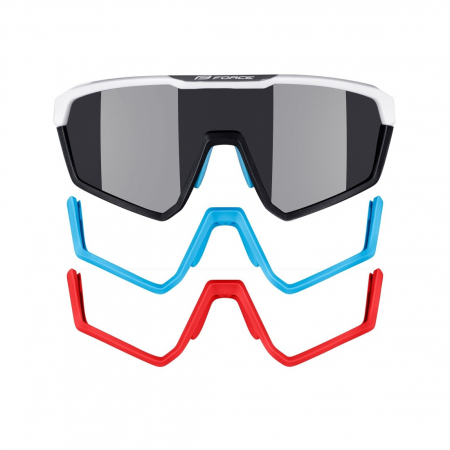Ochelari Force Apex lentila negru contrast alb/gri [1]