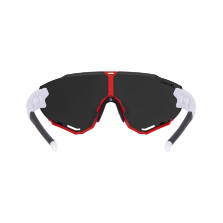 Ochelari Force Creed lentila neagra oglinda alb/rosu [2]