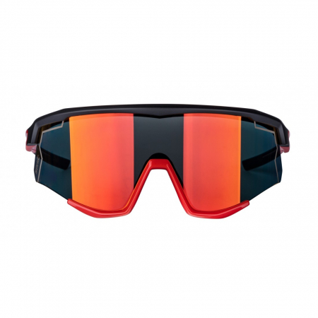 Ochelari Force Sonic lentila rosie oglinda negru/rosu [1]