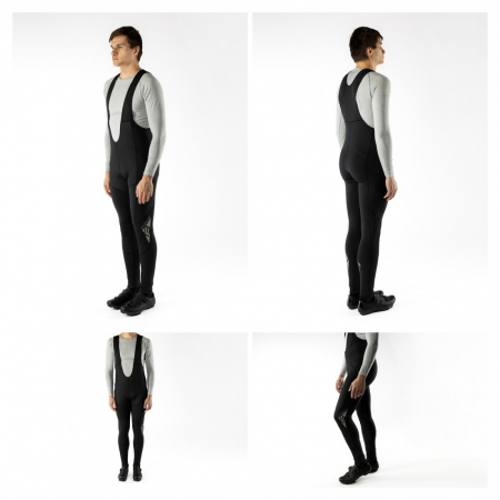 Pantaloni lungi cu bretele fara bazon Force Shard Windster negri L [2]