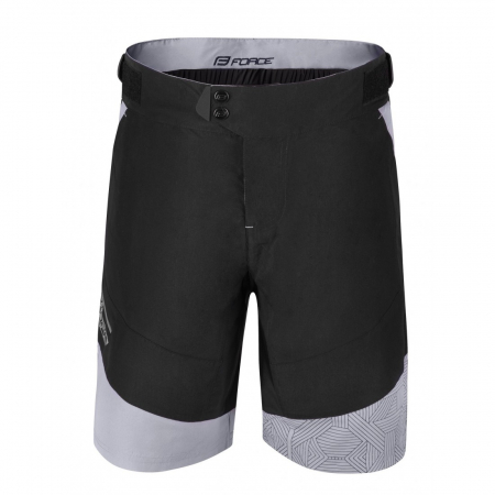 Pantaloni scurti cu bazon Force Storm negru/gri negru/gri XS [5]