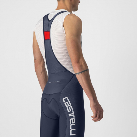 Pantaloni scurti cu bretele Castelli Competizione Kit Indigo/Gri M [3]