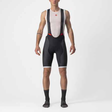 ECHIPAMENTE - Pantaloni scurti cu bretele Castelli Competizione Kit Negru/Gri S