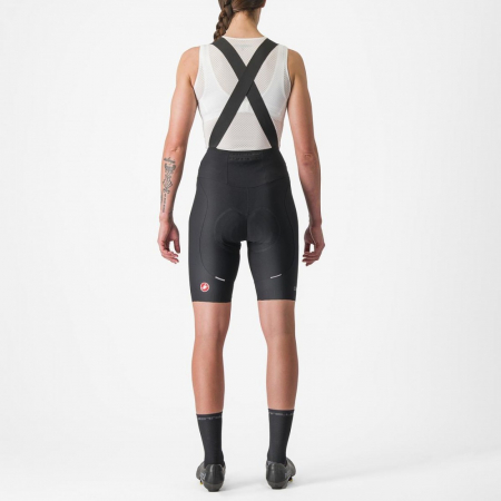 Pantaloni scurti cu bretele Castelli Espresso W DT de dama Negru XS [1]