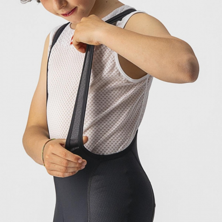 Pantaloni scurti cu bretele Castelli Jr Competizione pentru copii Negru 4A [1]