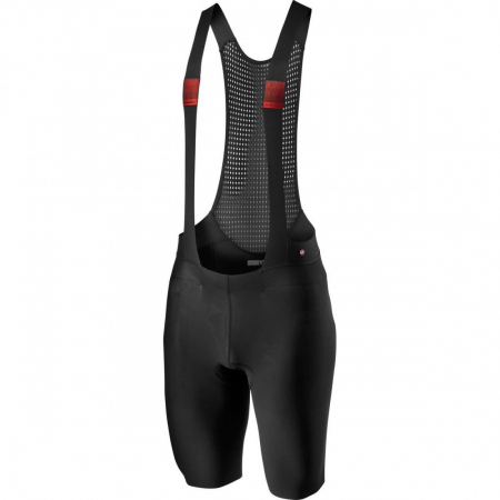 ECHIPAMENTE - Pantaloni scurti cu bretele Castelli Premio Black Negru M