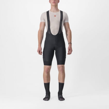 ECHIPAMENTE - Pantaloni scurti cu bretele Castelli Unlimited Cargoshort Negru XXL