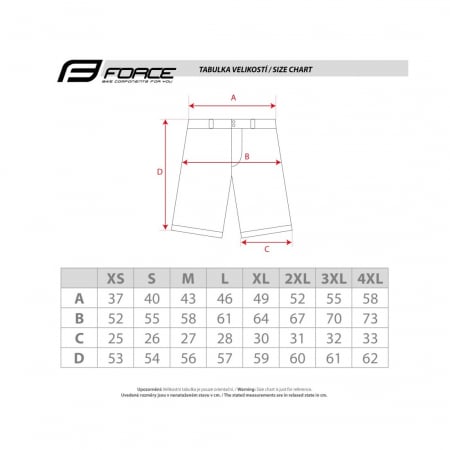 Pantaloni Scurti Force Mount MTB Negri XXL [4]