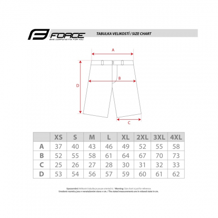 Pantaloni Scurti Force Rebel MTB Negri XL [3]